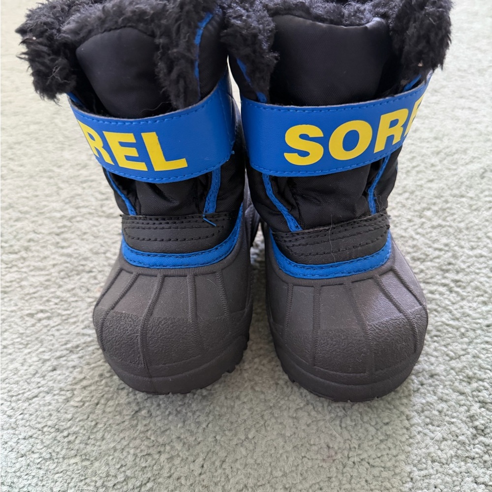 Sorel Black and Blue Kids' Boots